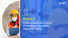 Módulo 3. Implementación del Sistema de Gestión de Seguridad y Salud en el Trabajo.